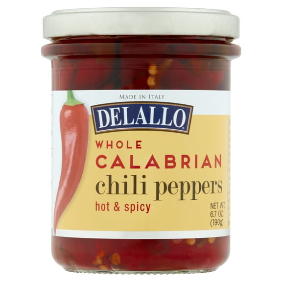 DeLallo Calabrian Chili Peppers, 6.7 oz