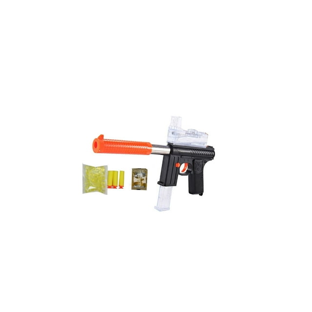 Pistola de Hidrogel The Baby Shop con 950 bolas de gel y 3 dardos de espuma Negro -