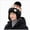 Black Cap, variant on Beanie Knitted Hat Cute Diamond Pattern School Casual Daily Wear Kids Hat Boys Beanie for 3-8 Years Toddler Kids