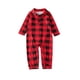 thumbnail image 2 of Qarigey Pijamas navideños a juego para la familia, ropa de dormir a cuadros, ropa de dormir de manga larga para vacaciones de Navidad, ropa de casa Pijama Bebé 9-12M, 2 of 6