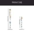 thumbnail image 2 of 2 Pcs Pendentif Pierre Dreadlock Poignets Spirales Accessoires de Tresse Bijoux pour Cheveux, 2 of 8