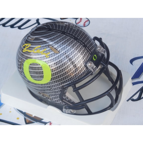 Dillon Gabriel signed autographed Oregon Ducks carbon speed mini helmet Beckett BAS COA