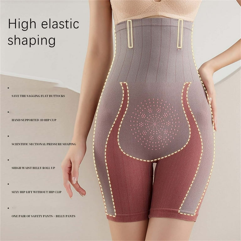 Tummy Control Thong for Women Ladies Anion Comfortable Solid Color Large  Size High Waist Warm Belly Hip Lift Thin Waist Panties Underwear Up to 65%  off 