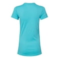 thumbnail image 3 of Ladies' Slim Fit T-Shirt TURQUOISE 2XL, 3 of 5