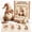Baking Kitchen Gnome A3, variant on Christmas Gnome DIY Patchwork Kit, DIY Patchwork Animal Kit – Create Your Own Adorable Animals, 3D DIY Sewing Project for Adults &Beginners, Christmas Home Decor & Gift