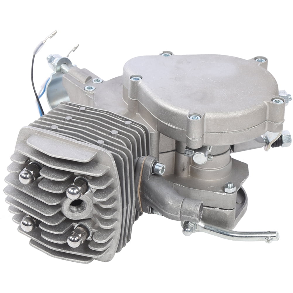 Motorized Bicycle Motoped Survival Bike Bike Engine, Silver Stroke