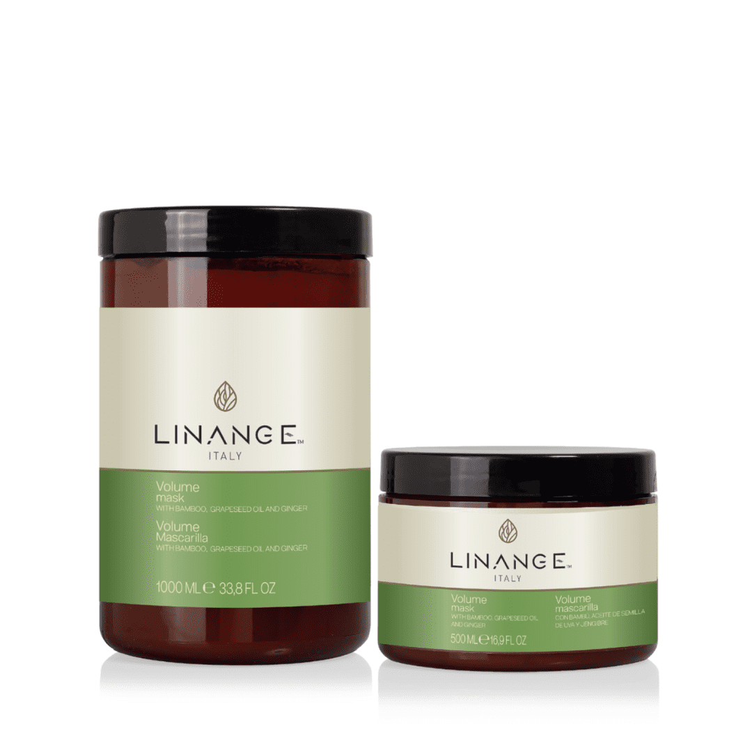 Linange Volume Mask with Bamboo, Grapeseed Oil and Ginger - 1000ML