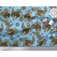 thumbnail image 2 of Soimoi Cotton Cambric Fabric Leaves & Floral Artistic Print Fabric by The Yard 56 Inch Wide, 2 of 2