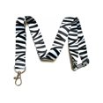 thumbnail image 1 of Break Away Black & White Print Lanyard Key Chain Id Badge Holder (Zebra), 1 of 3