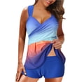 thumbnail image 1 of MKLEKYY Trajes De Baño Mujer Dos Piezas Women'S Tankini Large Bikini Set Digital Print Suspender Beach Split Swimsuit, 1 of 4