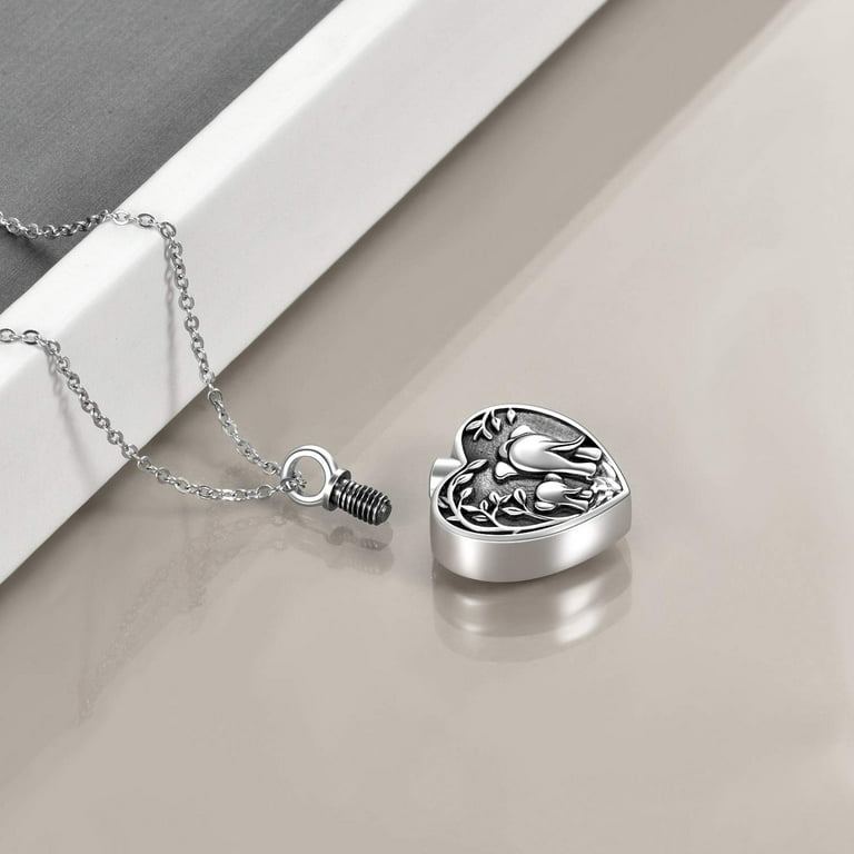 Elephant outlet urn necklace