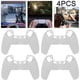 thumbnail image 5 of Funda para DualSense Silicona Suave Antideslizante Mando PS5 () Blanco, 5 of 8
