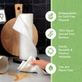 thumbnail image 5 of Jenvita Reusable Paper Towels, Bamboo Paper Towels, 12"X11", 2 Rolls, 5 of 9