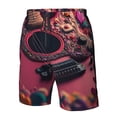 thumbnail image 4 of Fotbe Romantic Heart Guitar Trajes de Baño Estampados para Hombre, Shorts de Verano de Secado Rápido, Ropa de Playa, Bañadores-Small, 4 of 6