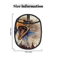 thumbnail image 3 of Pofeuu Eagle With USA Flags Print Silicone Pot Mat Mitten With Hanging Loop Heat Resistant Oven Mitts Non-Slip Bbq Baking Smoking Potholders, 3 of 7