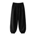 thumbnail image 4 of Khunlpohl Womens Sweatpants Elastic High Waist Loose Joggers Trousers Solid Color Lightweight Casual Pants with Pockets, 4 of 5