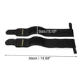thumbnail image 4 of 1 Par de Vendas para Muñeca 50cm Correas de Levantamiento Vendas Profesionales Protectores de Muñeca para Mujeres y Hombres Negros, 4 of 7