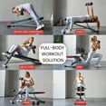 thumbnail image 3 of Finer Form Multi-Functional Bench for Full All-in-One Body Workout - Hyper Back Extension, Roman Chair, Adjustable Ab Sit up Bench, Decline Bench, Flat Bench, 3 of 10