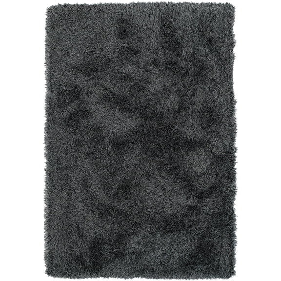 Dalyn Impact Area Rug IA100 Ia100 Midnight Midnight Monochrome Fluffy 2' 3" x 7' 6" Rectangle