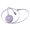 Purple, variant on Single Side Retracting USB C Charging Cord 60W For Headphone Electronics Gadgets