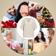 thumbnail image 4 of Dinheiro Blusas para mujer de manga corta con cuello en V y pompones de gasa casuales, L,, 4 of 8