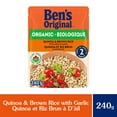 thumbnail image 1 of BEN'S ORIGINAL Organic Quinoa & Brown Rice With Garlic, Side Dish, 240g Pouch, 1 of 7