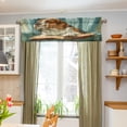 thumbnail image 5 of Beagle Dog Read Book on Chair Valance Curtains Rod Pocket for Kitchen Living Room Windows Farmhouse Decor 54x18, 5 of 6