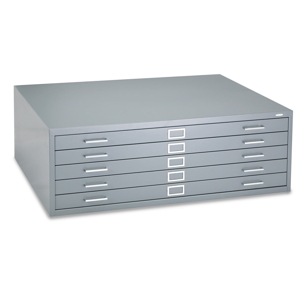 Safco FiveDrawer Steel Flat File, 46 1/2w x 35 1/2d x 16 1/2h, Gray