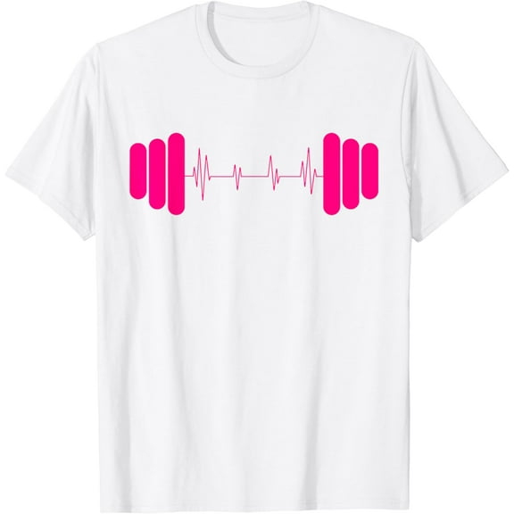Funny Barbell Weightlifting Gift Men Women Cool Bodybuilding T-Shirt