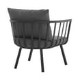 thumbnail image 6 of Modway Riverside 6 Piece Outdoor Patio Aluminum Set in Gray Charcoal, 6 of 10