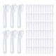 thumbnail image 1 of Ganchos para cortinas Senylanhxy, 80 unidades, de plástico, con pliegues ajustables, 1 of 6