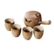 thumbnail image 5 of Tetera de cerámica, tetera de arcilla japonesa con mango lateral, tetera con taza de té para Picnic, regalo para del té, Camping, Hotel, perfecl Tetera de la casa, 5 of 8