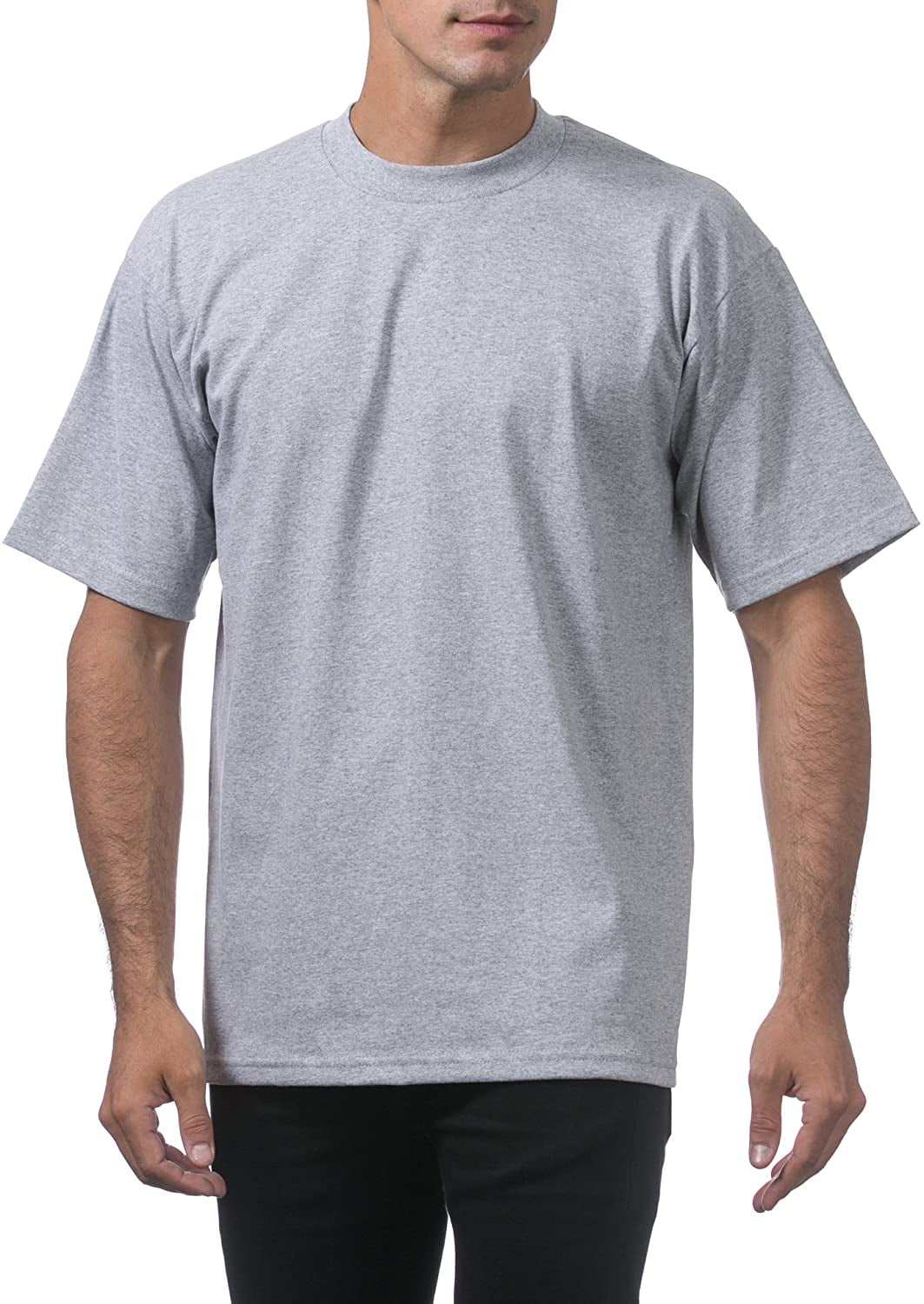 Pro Club Men's Heavyweight Cotton Short Sleeve Crew Neck T