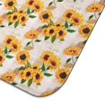 thumbnail image 5 of Microfiber Sunflower Dish Drying Pad Foldable Floral Rack Mat Absorbent Drainer for Kitchen Countertop 16x18 Inch, 5 of 7