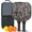 Pioneer Flower Floral-2, variant on Pickleball Paddles Set,Pioneer Flower Floral Print Pattern Fiberglass Surface Pickleball Racket Set with 2 Indoor Outdoor Pickleball Balls and Pickleball Bag,Pickle-ball Equipment
