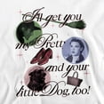 thumbnail image 2 of The Wizard of Oz I'll Get You My Pretty Unisex Adult Crewneck Sweatshirt, White, Large, 2 of 4