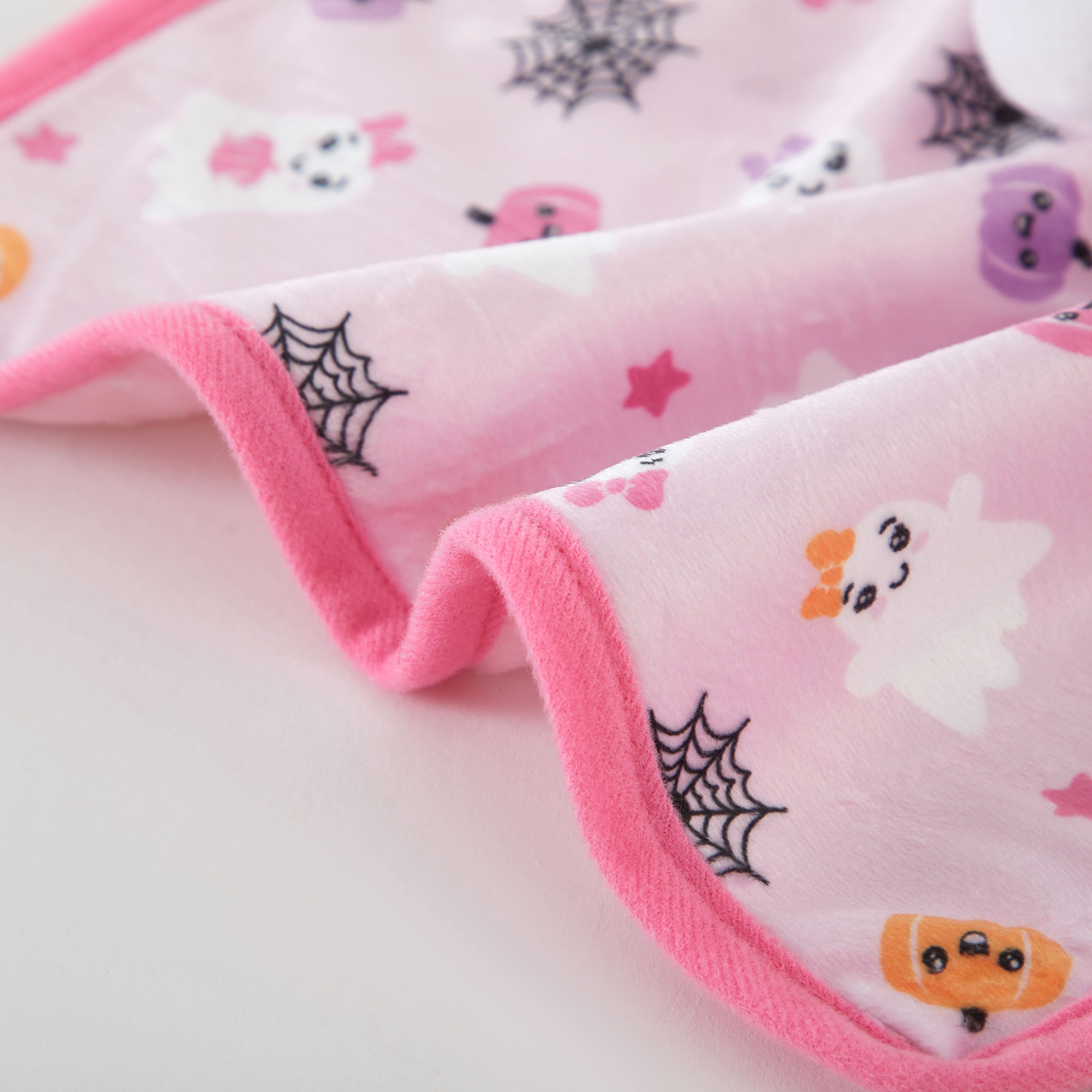 Parent's Choice Ghost Lovey Baby Security Blanket, 12" x 12", Pink