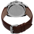 thumbnail image 3 of AK777BU Swiss Quartz Multifunction Brown Leather Strap Mens Watch, 3 of 3