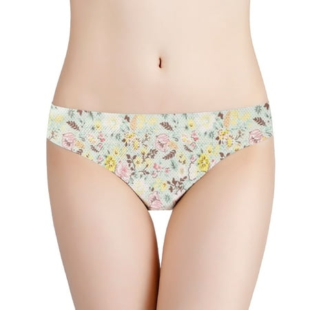 

Vikakiooze 2022 Women Silky Comfy Low Waist Breathable Sexy Nylon Has Elasticity Underpant Underwear for Women