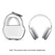 thumbnail image 5 of Funda para auriculares Funda para auriculares portátil Bolsa de almacenamiento para auriculares de viaje Reemplazo para Airpods max, Blanco Inevent EL001139-02B, 5 of 7
