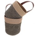 thumbnail image 3 of Durable Hemp Wall Hanging Basket for Storage Use 2pcs Elegant Woven Flower Holder, 3 of 5
