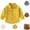 Yellow, variant on YOUYEDIAN Button Down Shirts for Boys Fashion Long Sleeve Shirts Casual Collared Tops