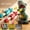with2launcher+24ball+2glasses+screwdriver+battery, variant on HLONK Dinosaur Shooting Toys with Air Pump Launcher Movable Target Shooting Games for 4 5 6 7 8 Years Old with Foam Balls LED Score Record Spray Effect