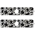 thumbnail image 2 of Cow Skin Print and Stylish 2PCS Faucet Absorbent Mat Kitchen Faucet Sink Splash Guard Microfiber Cloth Faucet Splash Catcher Water Absorbent Mat Behind Faucet, Faucet Mat for Kitchen Sink 30x5in, 2 of 7