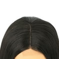 thumbnail image 3 of Wig with Bangs, Wigs for Women, Front Lace Wig Female Wigs Long Straight Chemical Fiber Wig, 3 of 5