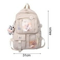 thumbnail image 4 of Teen Girls Backpack Adjustable Shoulder Straps Large Capacity Smooth Zipper Backpack School Bag for High School Students, 4 of 11