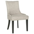 thumbnail image 3 of SAFAVIEH Lester 19''H Dining Chair Set of 2 Silver Nail Head Grey, 3 of 7