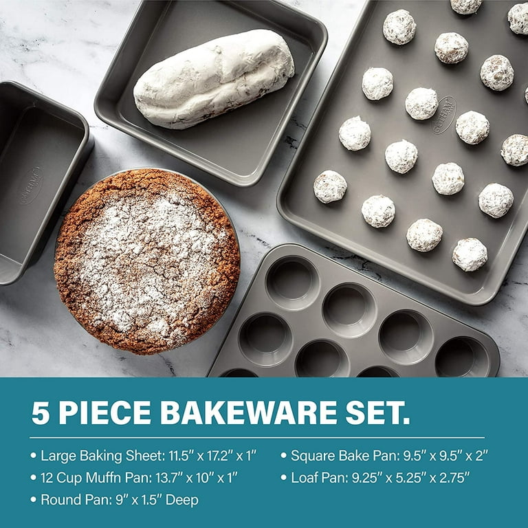 Gotham Steel 20-Pc. Nonstick Ti-Ceramic Cookware & Bakeware Set, Aqua Blue  - Macy's