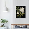 thumbnail image 3 of ONETECH  Canvas Floral Wall Art with Black and White Magnolia Flowers Art for Modern Home Bathroom Bedroom Decoration, Wrapped Canvas Art for Mother's Day Gifts, 3 of 4