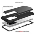 thumbnail image 3 of Galaxy S20 Ultra Case Cover,  PC TPU Hybrid Cover Heavy Duty Protective Defender Bumper Shockproof Drop Proof Wireless Charging Support Back Cover Case for Samsung Galaxy S20 Ultra,Black, 3 of 22